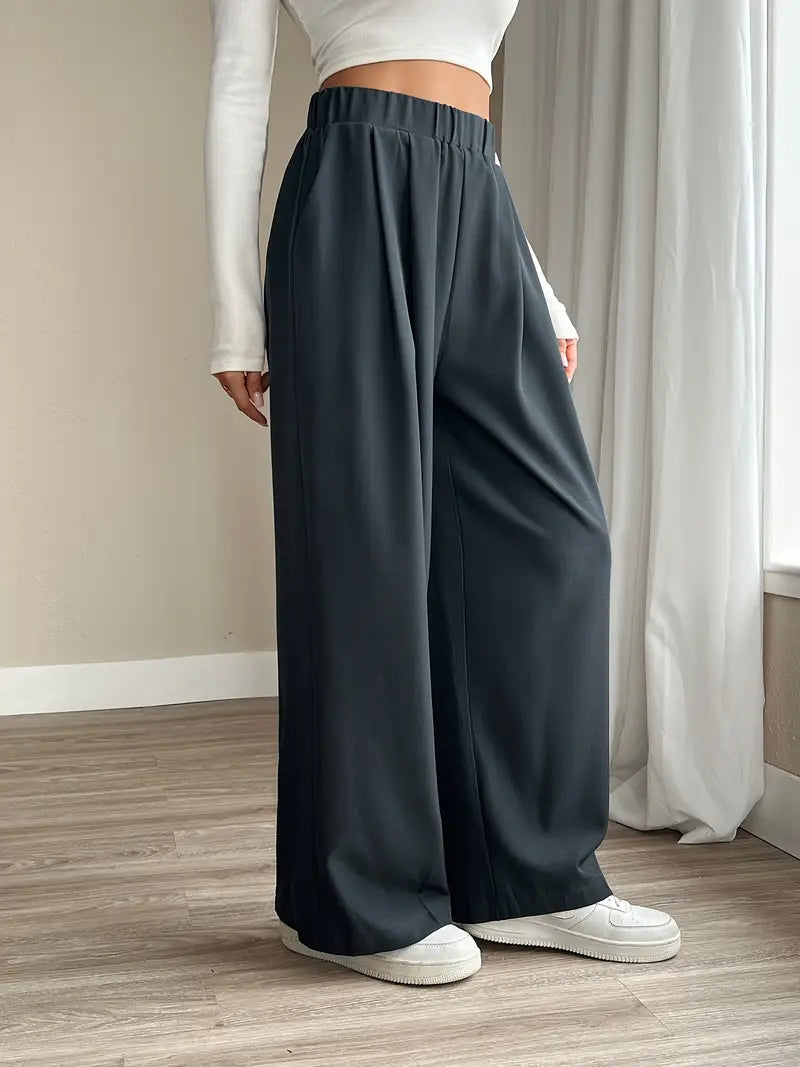 Bellatrix – Pantaloni plissettati eleganti a gamba larga