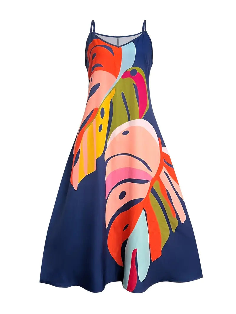 Vixie – Maxi abito luminoso senza maniche