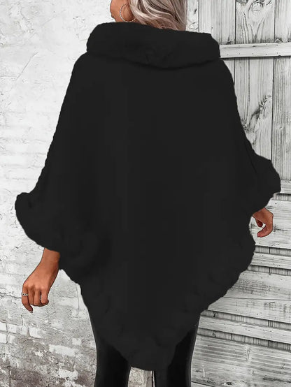 Dahlia – Maglione lavorato a maglia stile poncho