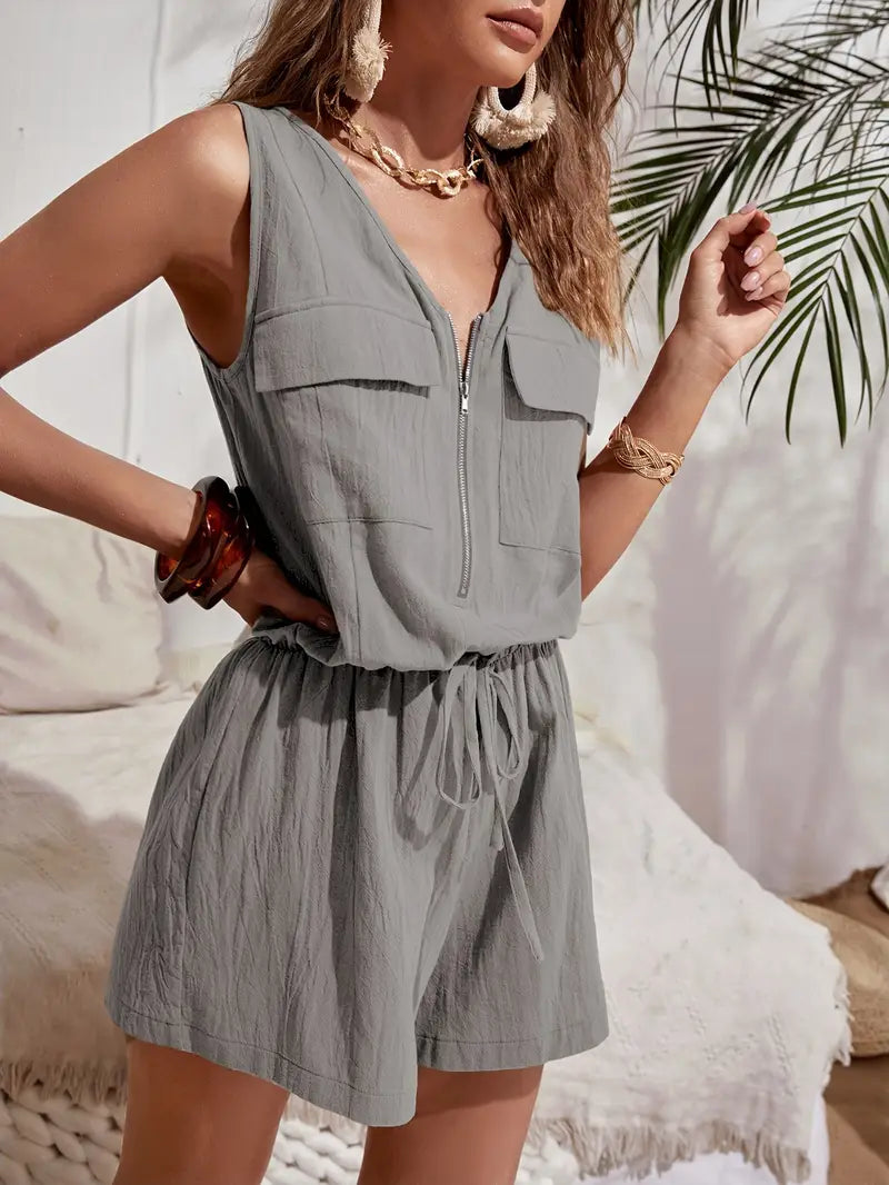 Deliora – Tuta senza maniche minimalista ed elegante