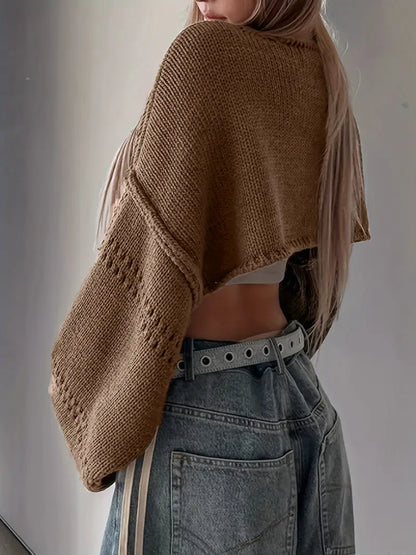 Domina - Cardigan corto in maglia