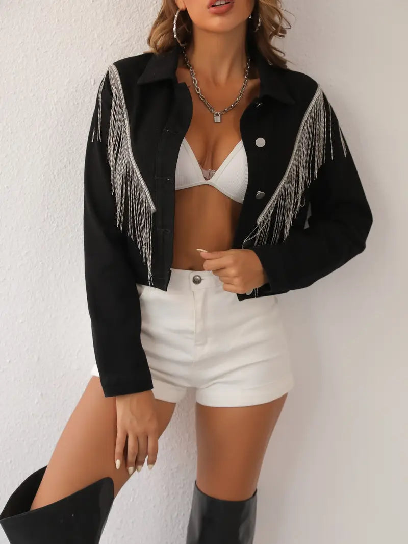 Berkeley - Elegante giacca corta nera