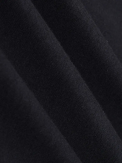 Tyra – T-shirt elegante in cotone nero