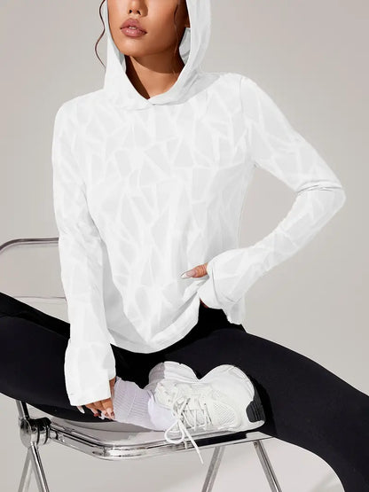 Gravella – Felpa con cappuccio in rete leggera e traspirante