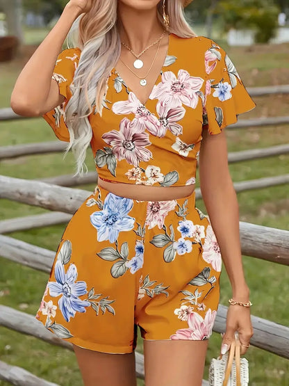 Felly – Elegante set estivo con motivo floreale