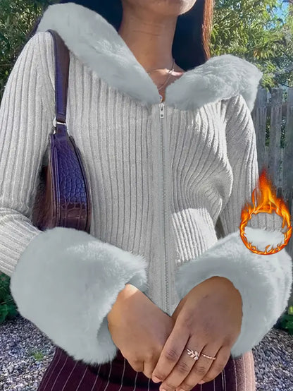 Jyoti – Elegante maglione con cerniera