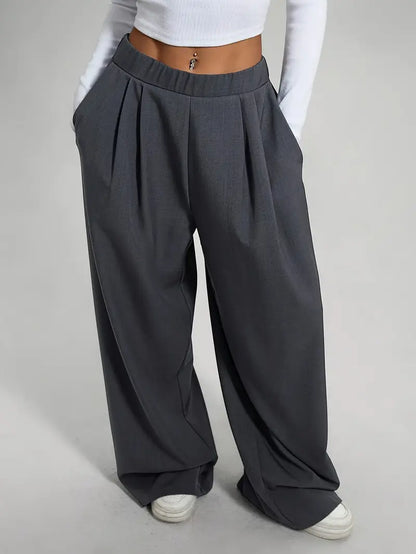 Bellatrix – Pantaloni plissettati eleganti a gamba larga