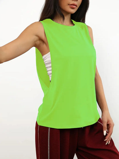 Vexis – Canotta elegante, senza maniche e ampia