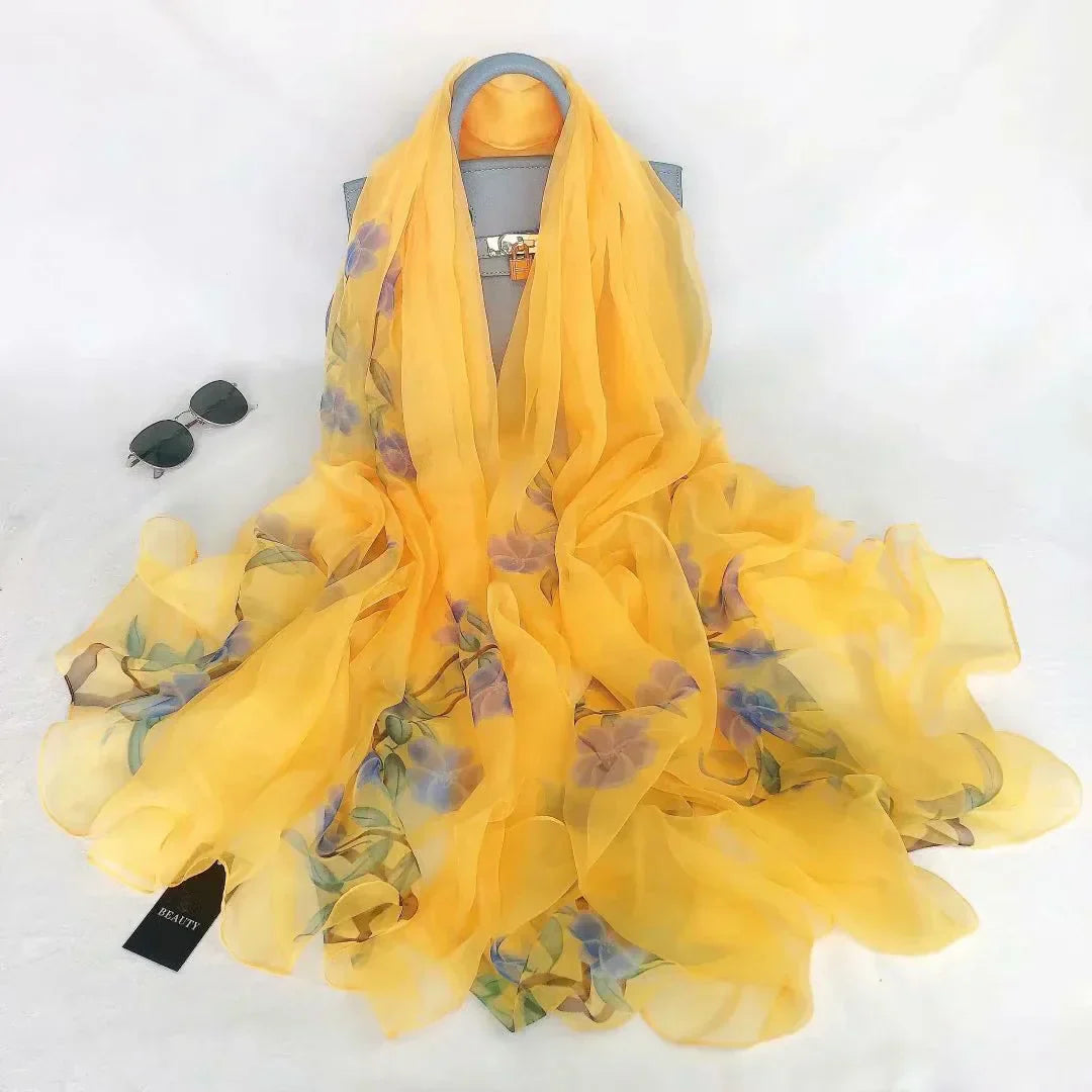 Ismerie – Sciarpa di chiffon vivace ed elegante