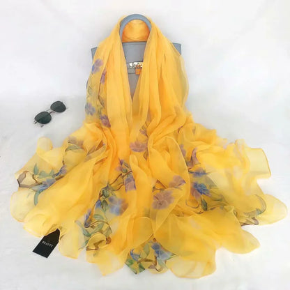 Ismerie – Sciarpa di chiffon vivace ed elegante