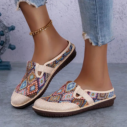 Eryndelle – Sandali slip-on in tessuto eleganti