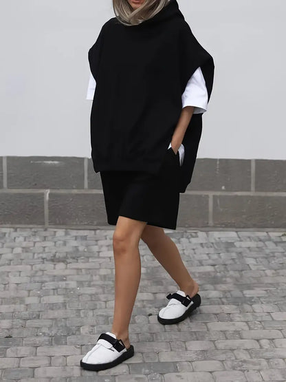 Ditta – Felpa con cappuccio alla moda in cotone