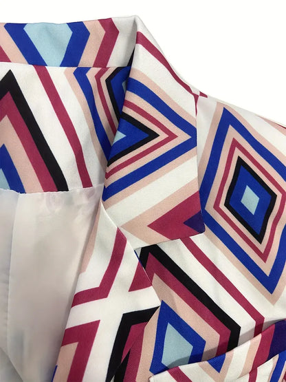 Teena – Blazer dalla fantasia geometrica