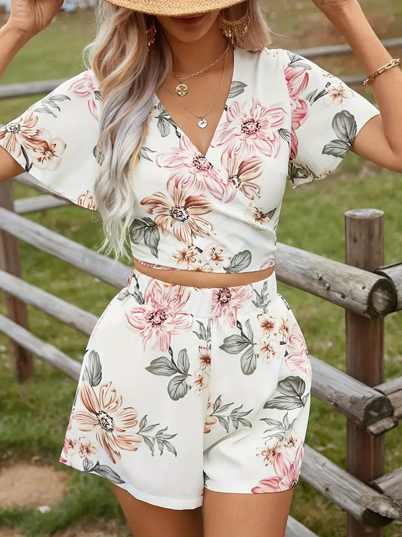 Felly – Elegante set estivo con motivo floreale