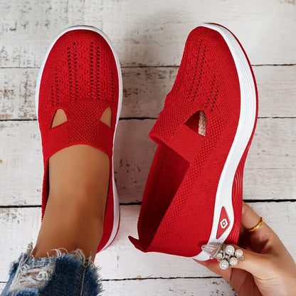 Noire – Scarpe slip-on traspiranti in maglia