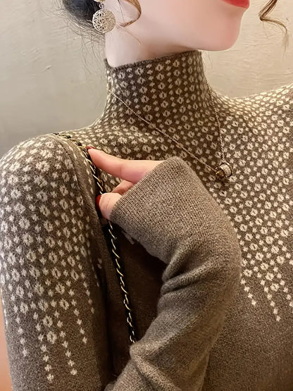 Soenn - Maglione elegante a collo alto