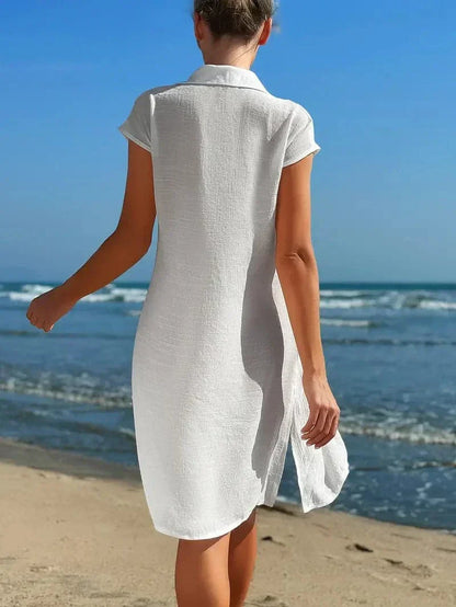 Lucivienne – Abito da spiaggia arioso con abbottonatur