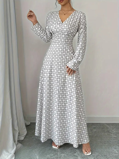 Shula – Abito maxi elegante con maniche lunghe