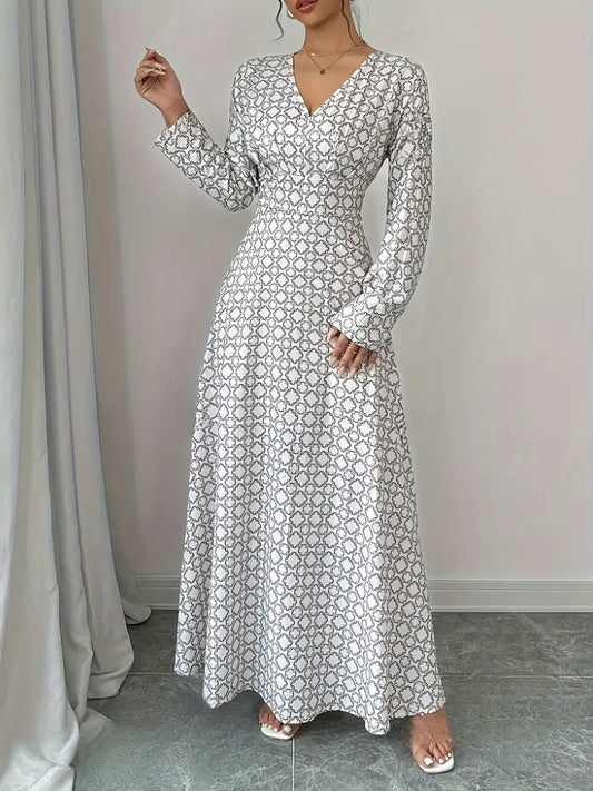 Shula – Abito maxi elegante con maniche lunghe