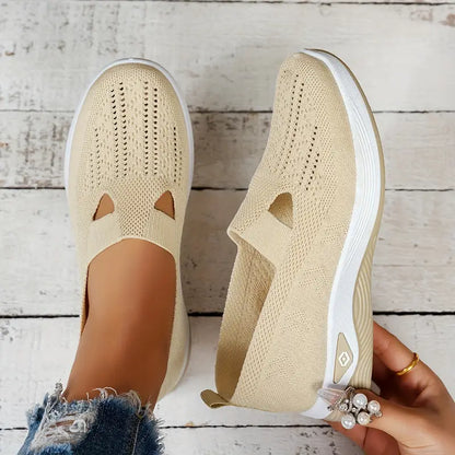 Noire – Scarpe slip-on traspiranti in maglia