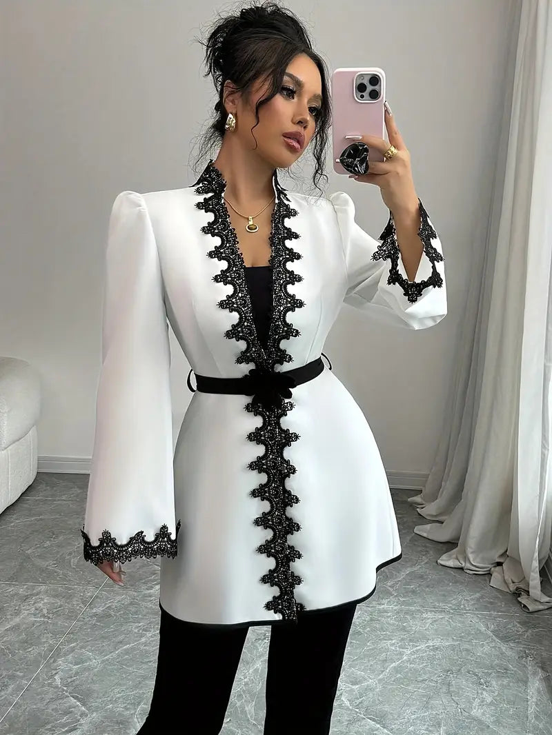 Dixie – Giacca elegante con rifiniture in pizzo