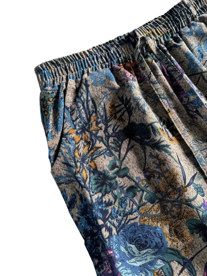 Jia – Pantaloni a gamba ampia con stampa floreale