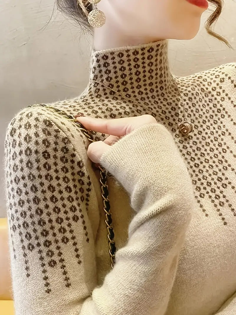 Soenn - Maglione elegante a collo alto