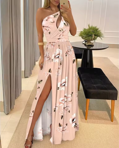 Calindra – Abito lungo sexy con una spalla