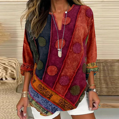 Orielis – Blusa stampata alla moda