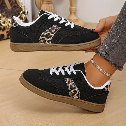 Carmillia – Sneakers eleganti con motivo leopardato