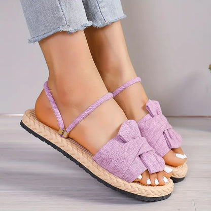 Dahlis – Sandali con cinturino alla caviglia e fiocco