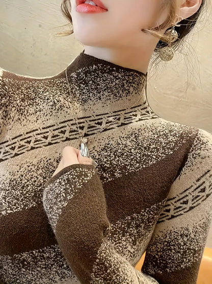 Mayla – Elegante maglione lavorato a maglia a righe