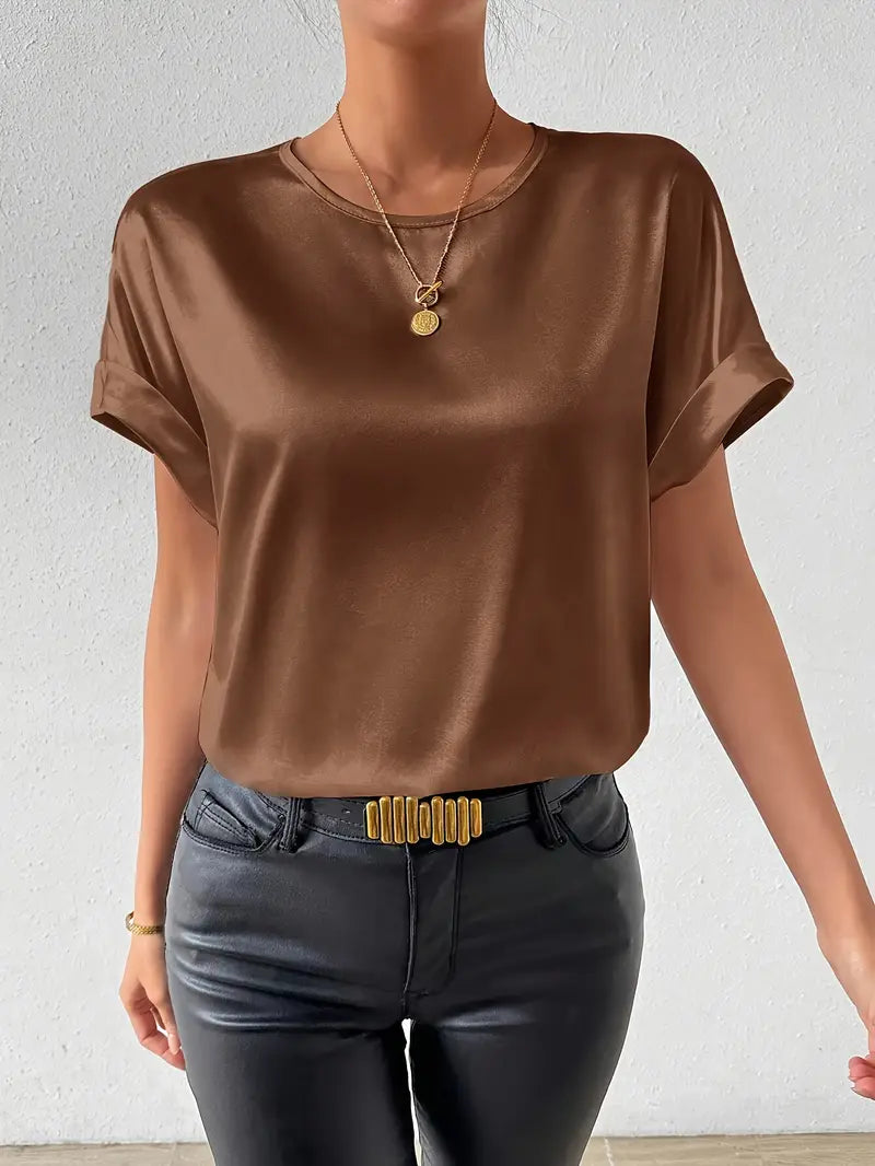 Valkirra – Elegante camicia in raso