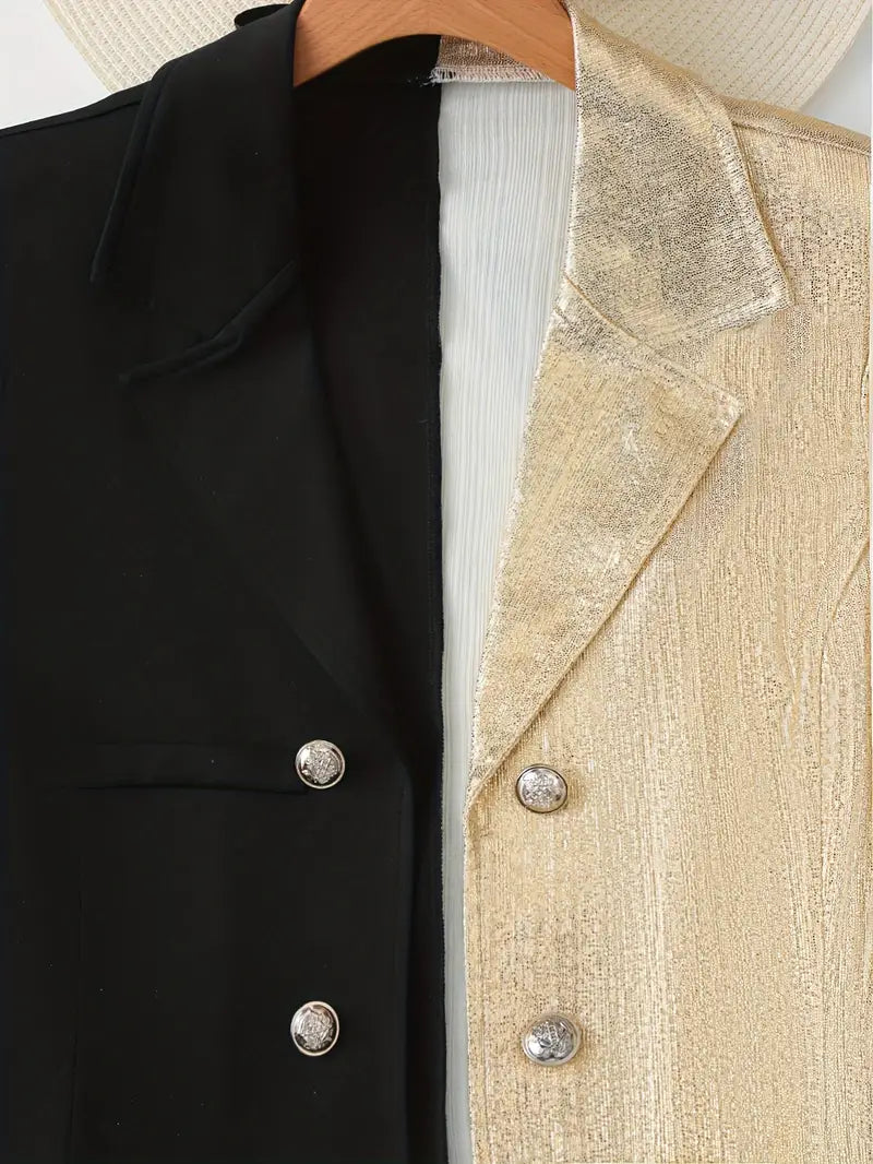 Rei – Elegante set da due pezzi color block