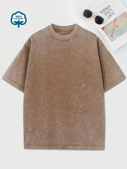 Brooklyn – T-shirt in cotone con girocollo