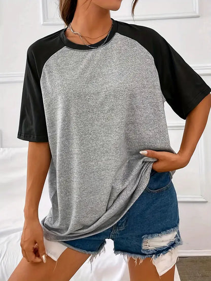 Vallorelle – Elegante t-shirt color block