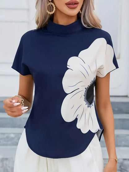 Eryndis – Camicetta con elegante motivo floreale