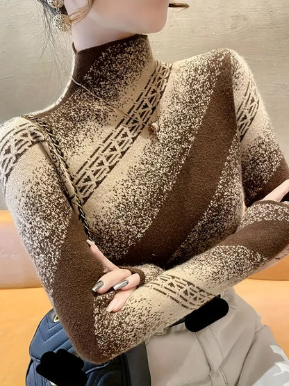 Mayla – Elegante maglione lavorato a maglia a righe
