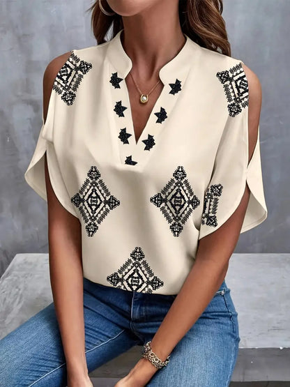 Elvaria – Elegante camicetta con spallina sottile