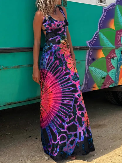 Avielle – Abito lungo vibrante