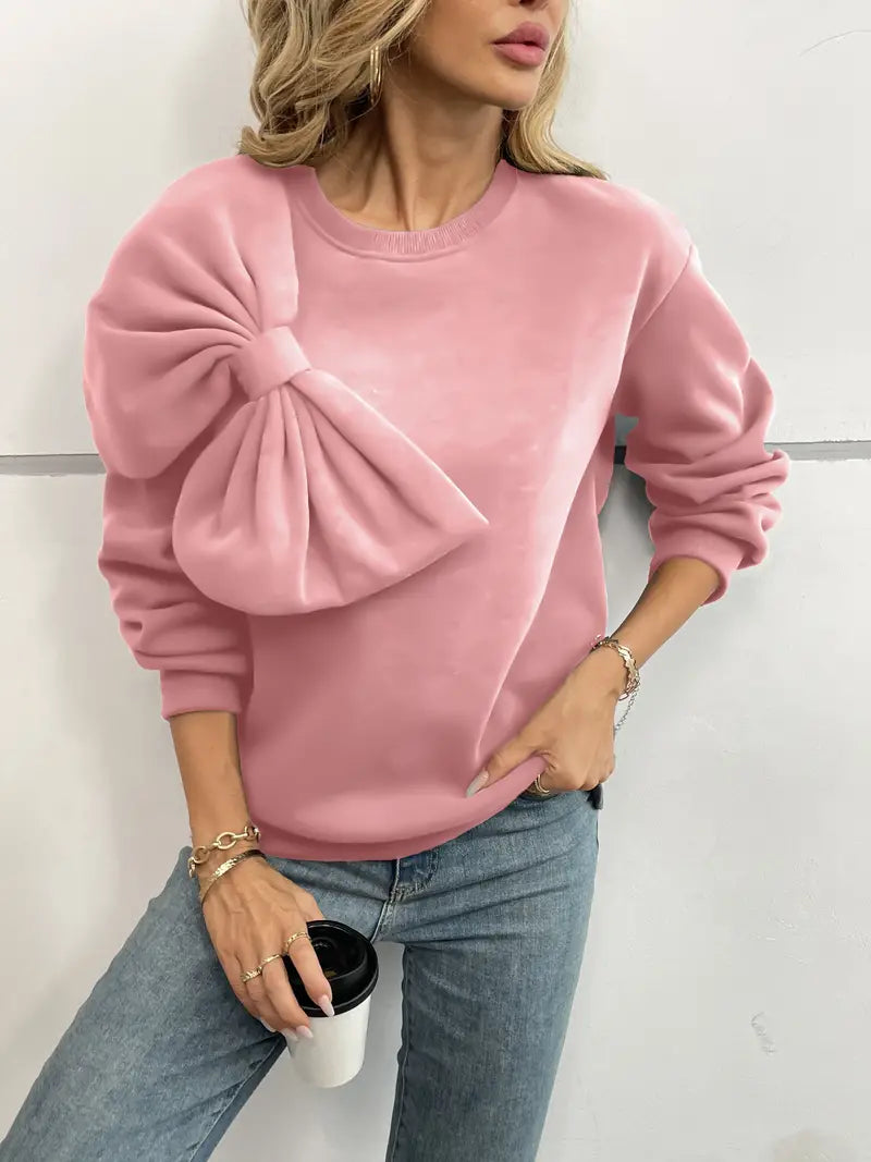 Benia – Maglione elegante con un grande fiocco