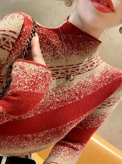 Mayla – Elegante maglione lavorato a maglia a righe