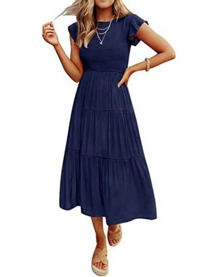 Ravelle – Abito midi elegante con balze