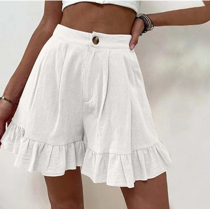 Thalara – Pantaloncini chic con orlo volant