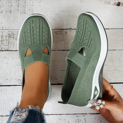 Noire – Scarpe slip-on traspiranti in maglia