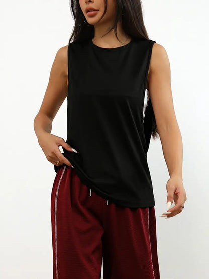 Vexis – Canotta elegante, senza maniche e ampia