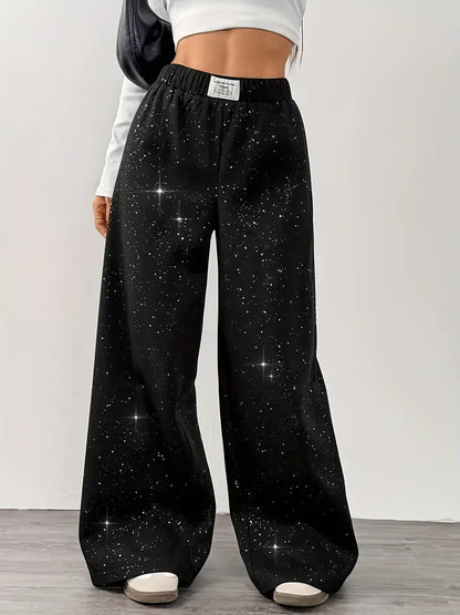 Zyraia – Pantaloni eleganti con gamba ampia e stampa