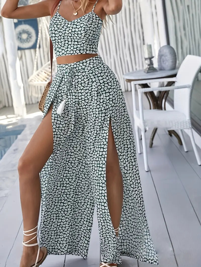 Mykaela – Set due pezzi in cotone leggero ed elegante