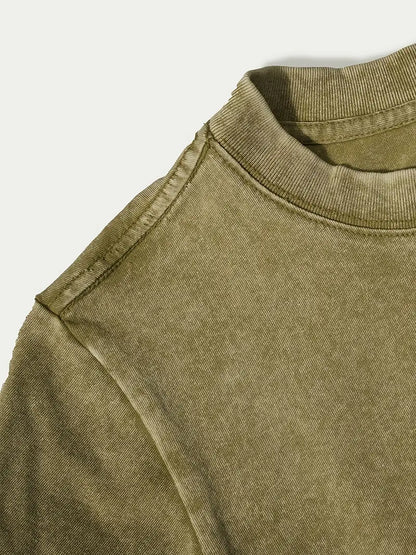 Brooklyn – T-shirt in cotone con girocollo