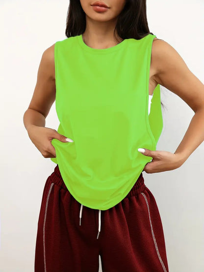 Vexis – Canotta elegante, senza maniche e ampia